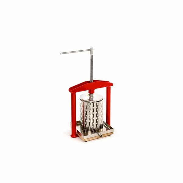 Manuell Fruktpress, Rostfritt Stål, 5 L - Apple Press