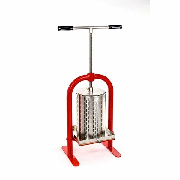 Manuell Fruktpress, Rostfritt Stål, 20 L - Apple Press