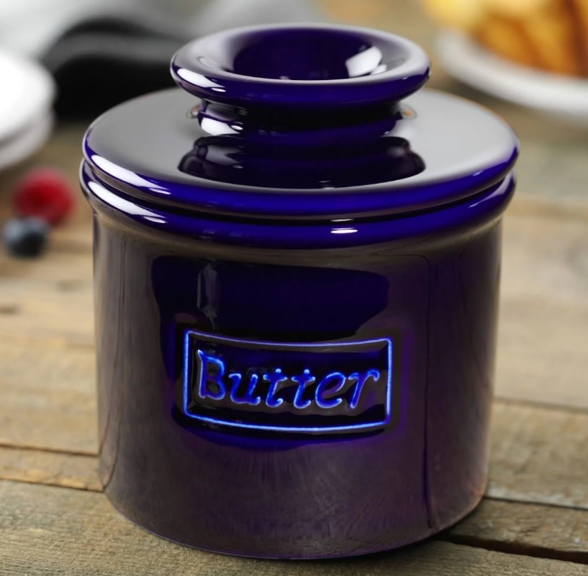 Smörklocka, Retro Cobalt Blue - Butter Bell®