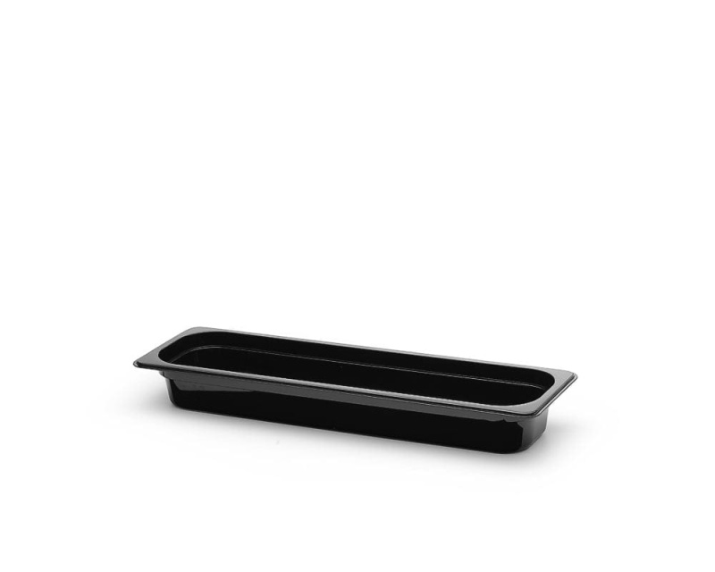 Plastic Gastronorm GN2/4, black - Patina