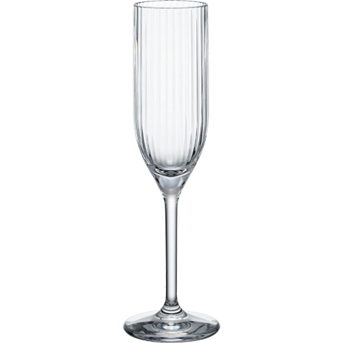 Plastic glass Champagne flute 18cl, Romance - Bonna