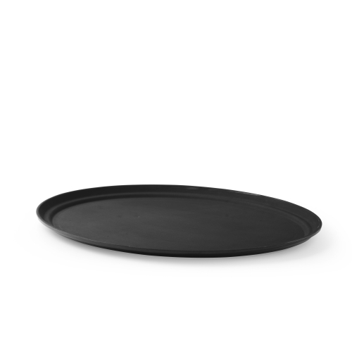 Bar tray, Oval 56x67,5 cm, black - Gzwins