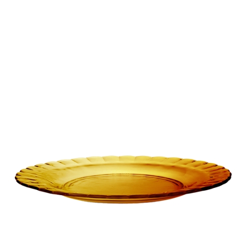 Glass plate 26 cm, Picardie Amber - Duralex