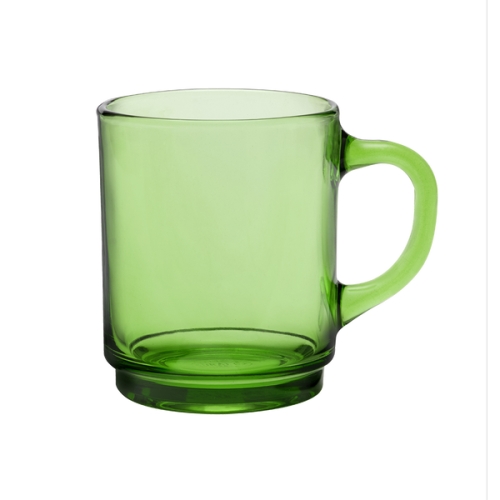 Glass mug 25 cl, Versailles Green - Duralex