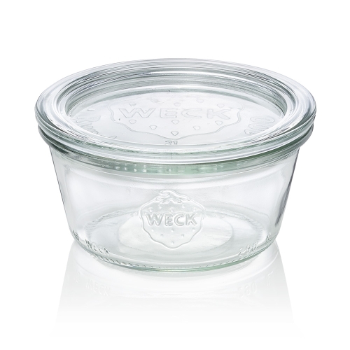 Glass jar with lid, 29 cl, lid - Weck