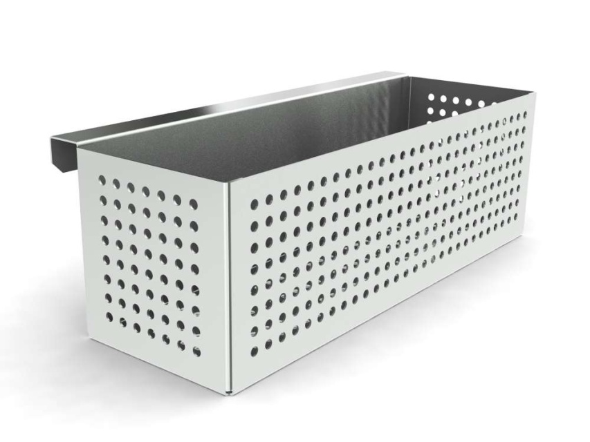 Side basket, stainless steel - MälaröBarbecueen