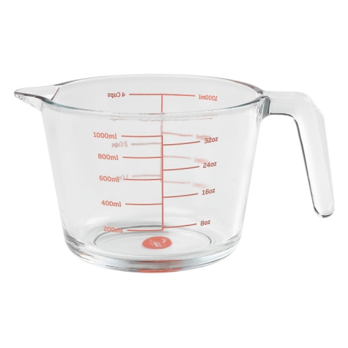 Measuring jug, tempered glass, 1 liter - Tala