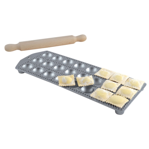 Ravioli mold with rolling pin, 24 pieces - Eppicotispai