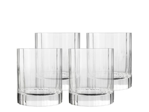 Water glass/whisky glass, Bach, 33.5 cl,4-pack - Luigi Bormioli