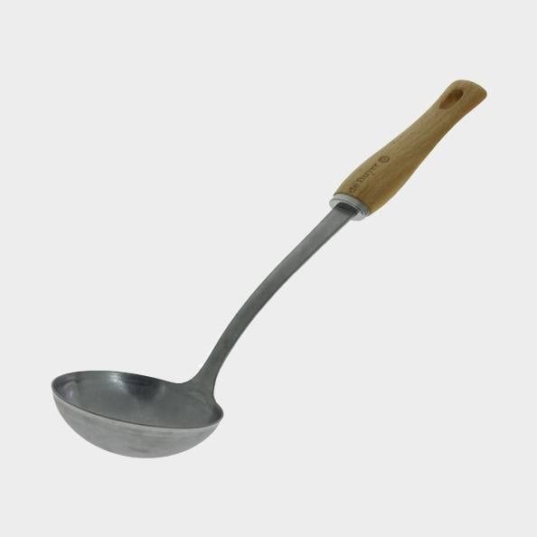 Stainless steel ladle with wooden handle, B bois - De buyer