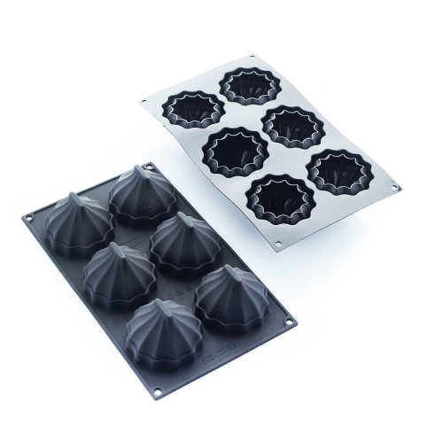 Silicone baking mould, Black, Coco, 30SIL513 - Martellato