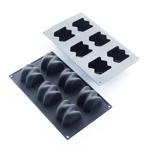 Silicone baking mould, Black, Vibes, 30SIL515 - Martellato