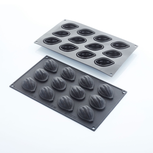 Silicone baking mould, Black, Mini Cocoa, 30SIL520 - Martellato