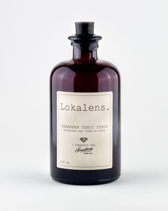 Rhubarb Tonic Syrup, 500 ml - Sandberg Drinks Lab & Local.