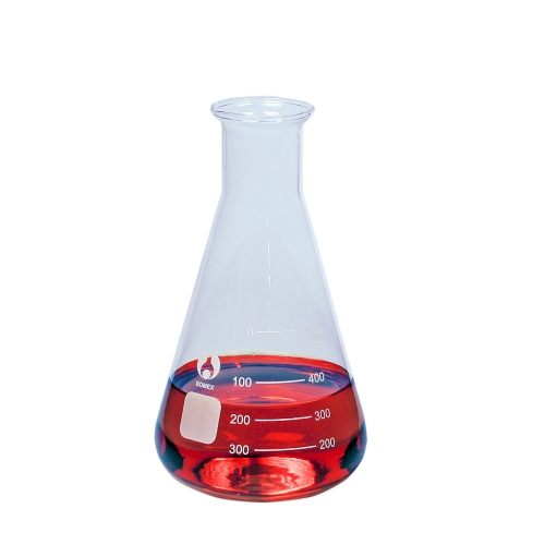 Erlenmeyer flask/conical flask/titration flask, 500ml - The Kitchen Lab