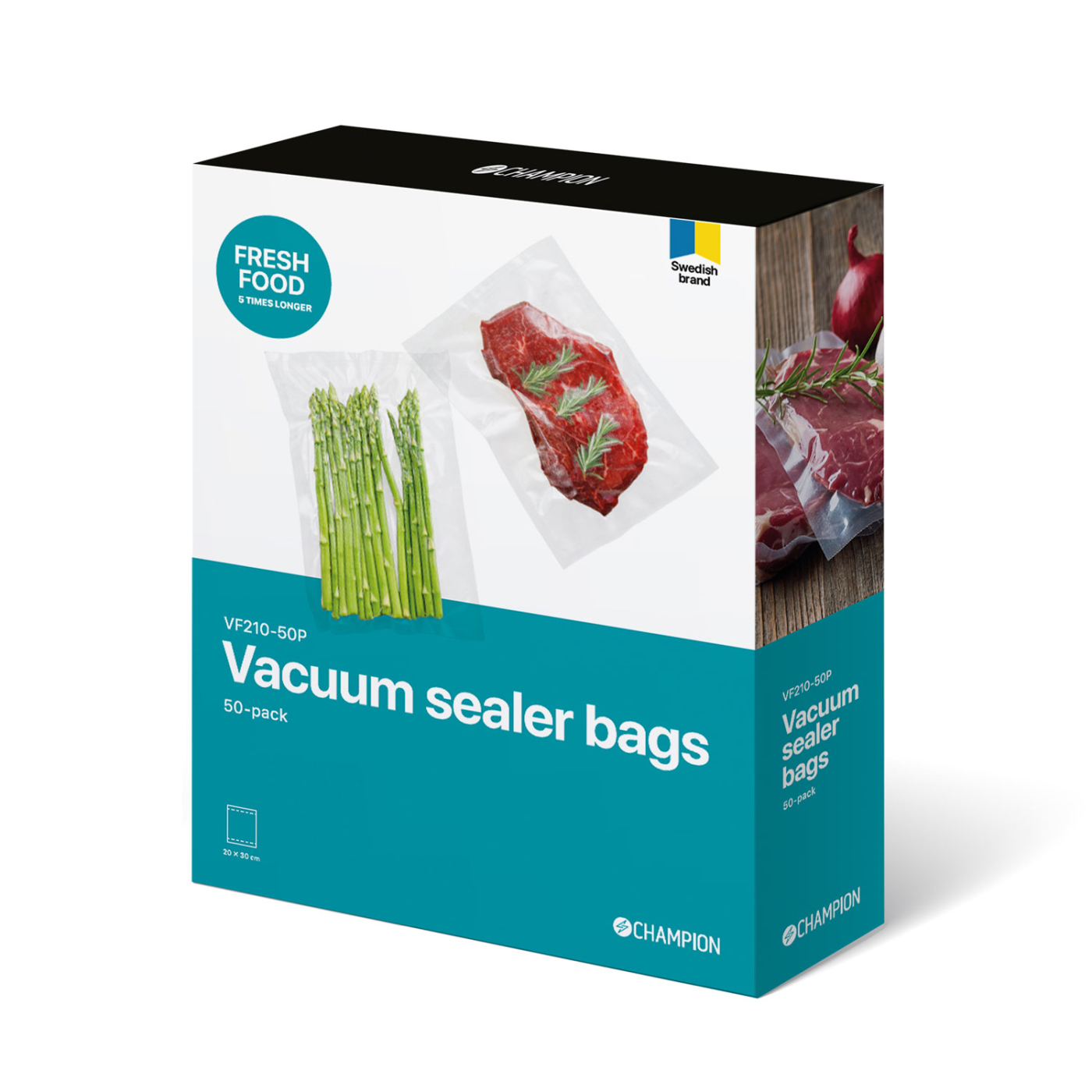 Sac sous vide paquet de 50 Champion Acheter en ligne KitchenLab