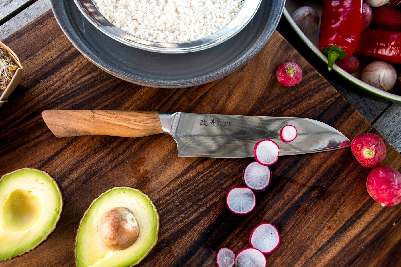 Kaizen Santoku Chef Knife 18 cm