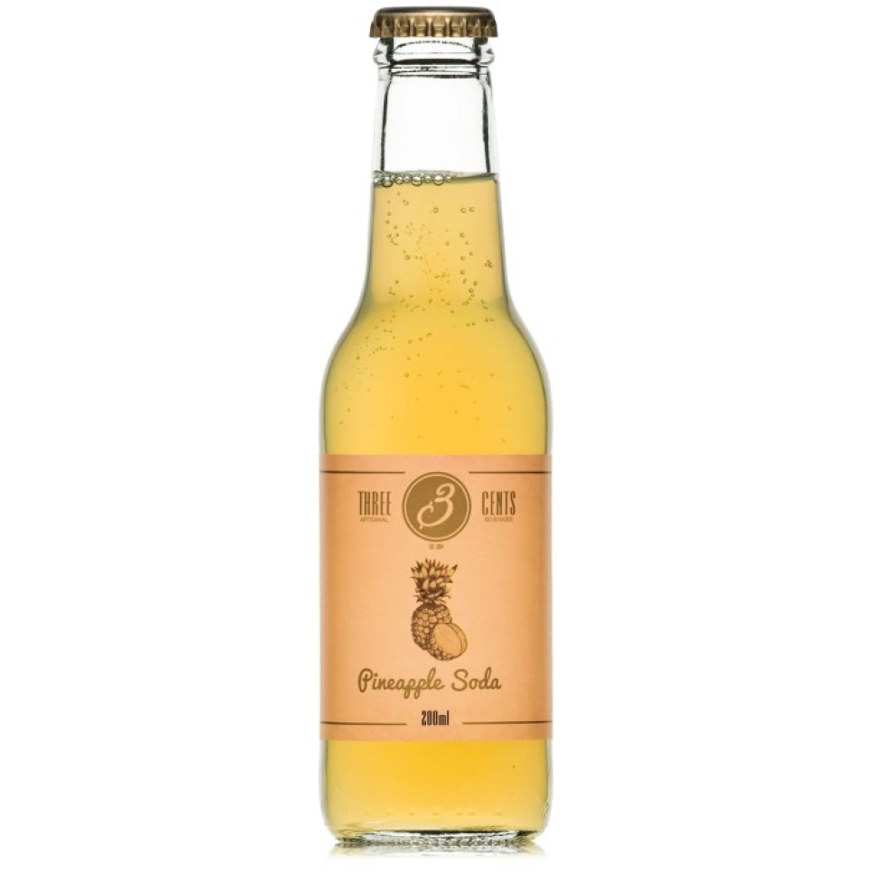 Pineapple Soda, 200 ml - Three Cents in the group Cooking / Colonial at KitchenLab (1083-28752)