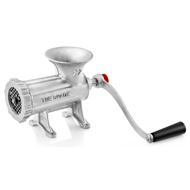 Hand cranked meat grinder - Tre Spade - Shop online | KitchenLab