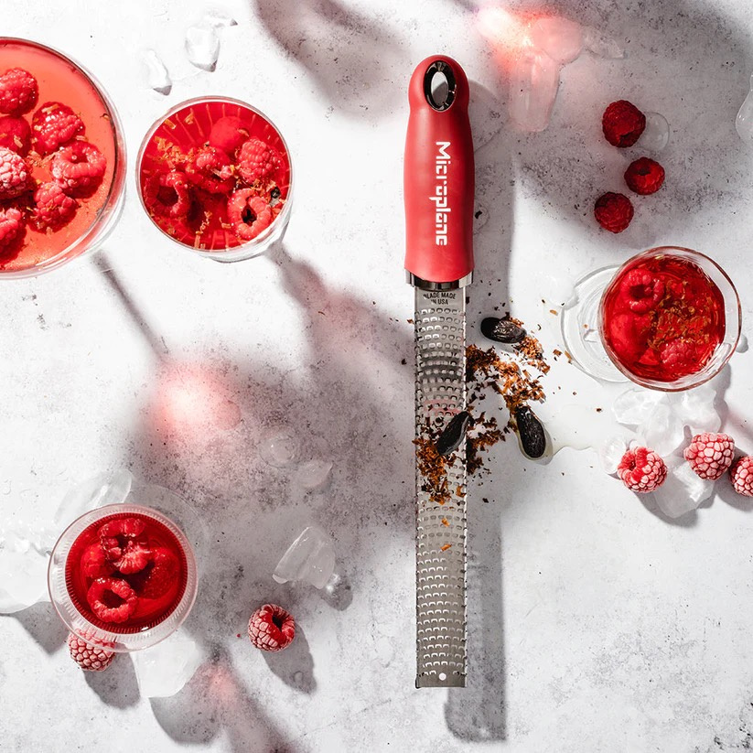 Microplane Premium Classic Series Zester and Cheese Grater in Red