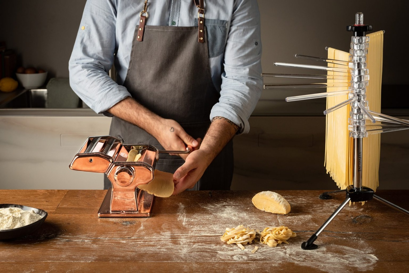 Mixer for pasta, bread and pizza with accessories Marcato Pasta
